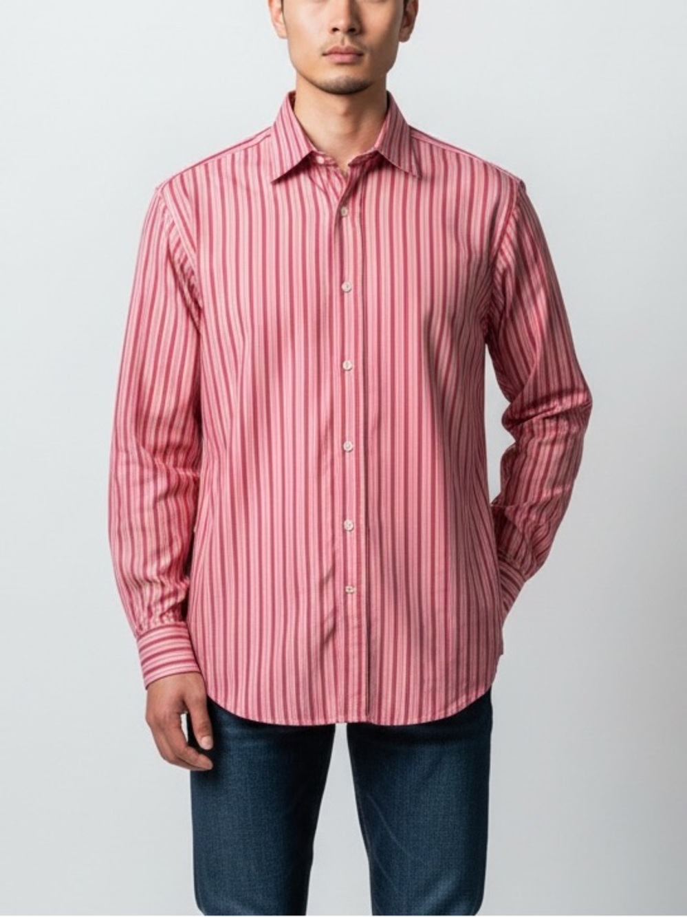 Like New! ETRO Button Down Striped Top